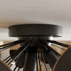 Schwarz-goldene Deckenlampe Kinan -Modegeschäft Für Heimbeleuchtung 9621167 3