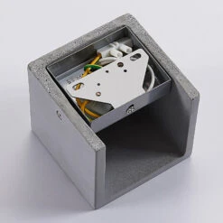 Eckige Beton-Wandlampe Gerda -Modegeschäft Für Heimbeleuchtung 9621925 8