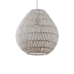 Pendelleuchte Danya Aus Weißem Papiergeflecht 33cm -Modegeschäft Für Heimbeleuchtung 9624289 3