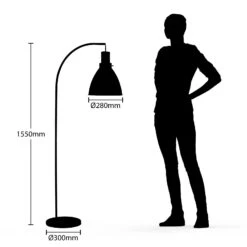 Lindby Trebale Stehleuchte Mit Holzdetail -Modegeschäft Für Heimbeleuchtung 9626268 6