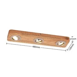 Lindby Mikari LED-Deckenleuchte Aus Holz, 3-fl. -Modegeschäft Für Heimbeleuchtung 9627413 4