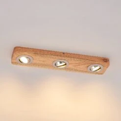 Lindby Mikari LED-Deckenleuchte Aus Holz, 3-fl. -Modegeschäft Für Heimbeleuchtung 9627413 5