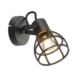 Lindby Flintos Käfig-Spot, Einflammig, Schwarz 19 Lindby Flintos Käfig-Spot, Einflammig, Schwarz -Modegeschäft Für Heimbeleuchtung 9628342 9