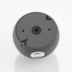 Lindby Esmani LED-Wandlampe Rund 2-fl, Dunkelgrau -Modegeschäft Für Heimbeleuchtung 9915019 6