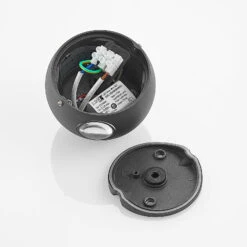 Lindby Esmani LED-Wandlampe Rund 2-fl, Dunkelgrau -Modegeschäft Für Heimbeleuchtung 9915019 7