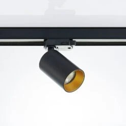 3-Phasen-Strahler Brinja F. Schienensystem Schwarz -Modegeschäft Für Heimbeleuchtung 9928022 3