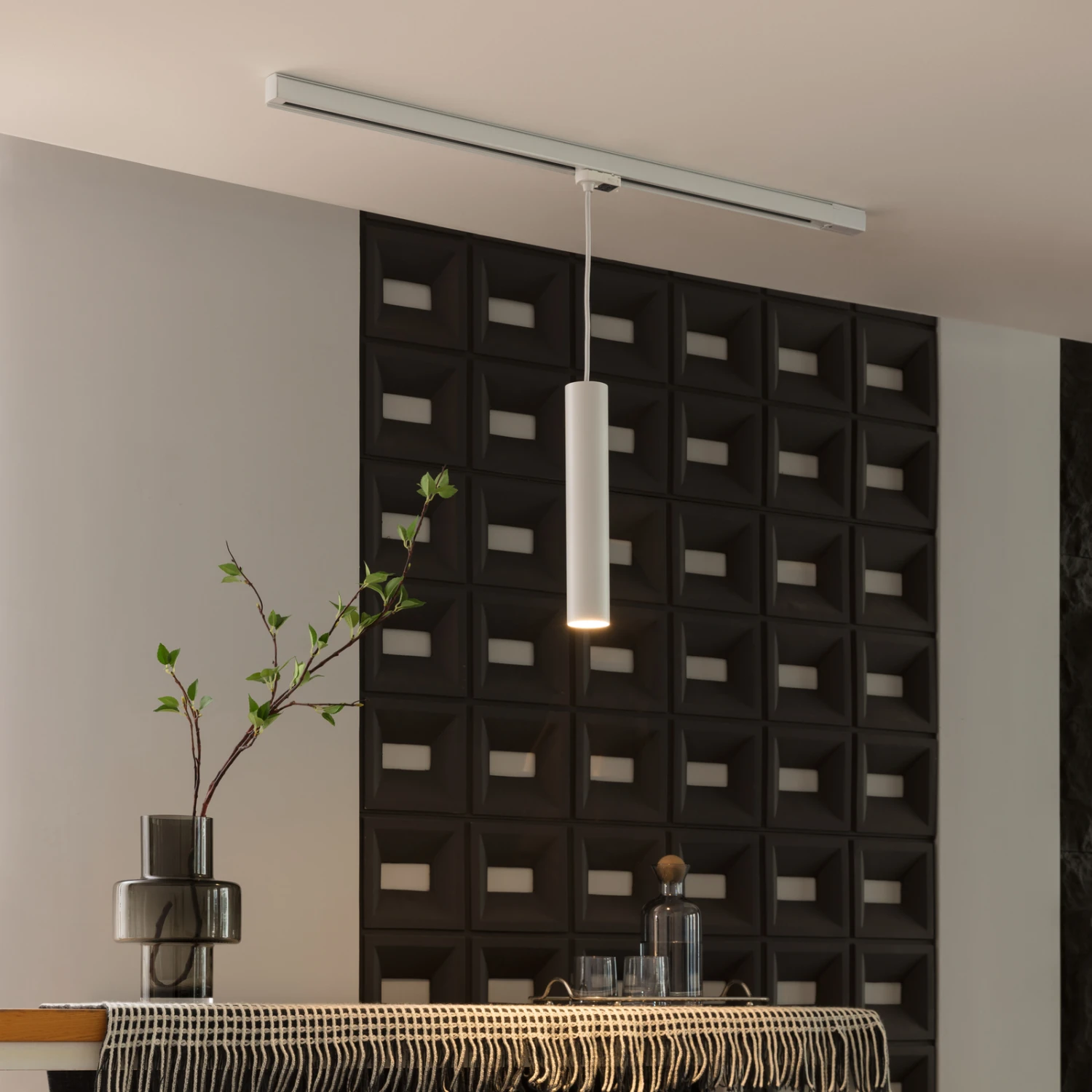 Arcchio Ejona Schienen-Pendel Weiß GU10 6/35cm 3 Arcchio Ejona Schienen-Pendel Weiß GU10 6/35cm – Bild 3