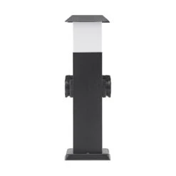 Prios Riksa Sockelleuchte, 2 Steckdosen, Schwarz -Modegeschäft Für Heimbeleuchtung 9934115 6