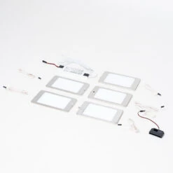 Prios Jelana LED-Unterbauleuchte Edelstahl 5 Stück -Modegeschäft Für Heimbeleuchtung 9934127 7