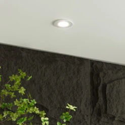 Arcchio Cyrian LED-Einbauleuchte, IP65, Weiß