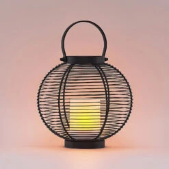 Lindby Mairuna LED-Solar-Laterne, Schwarz, 22,7 Cm -Modegeschäft Für Heimbeleuchtung 9945543 4