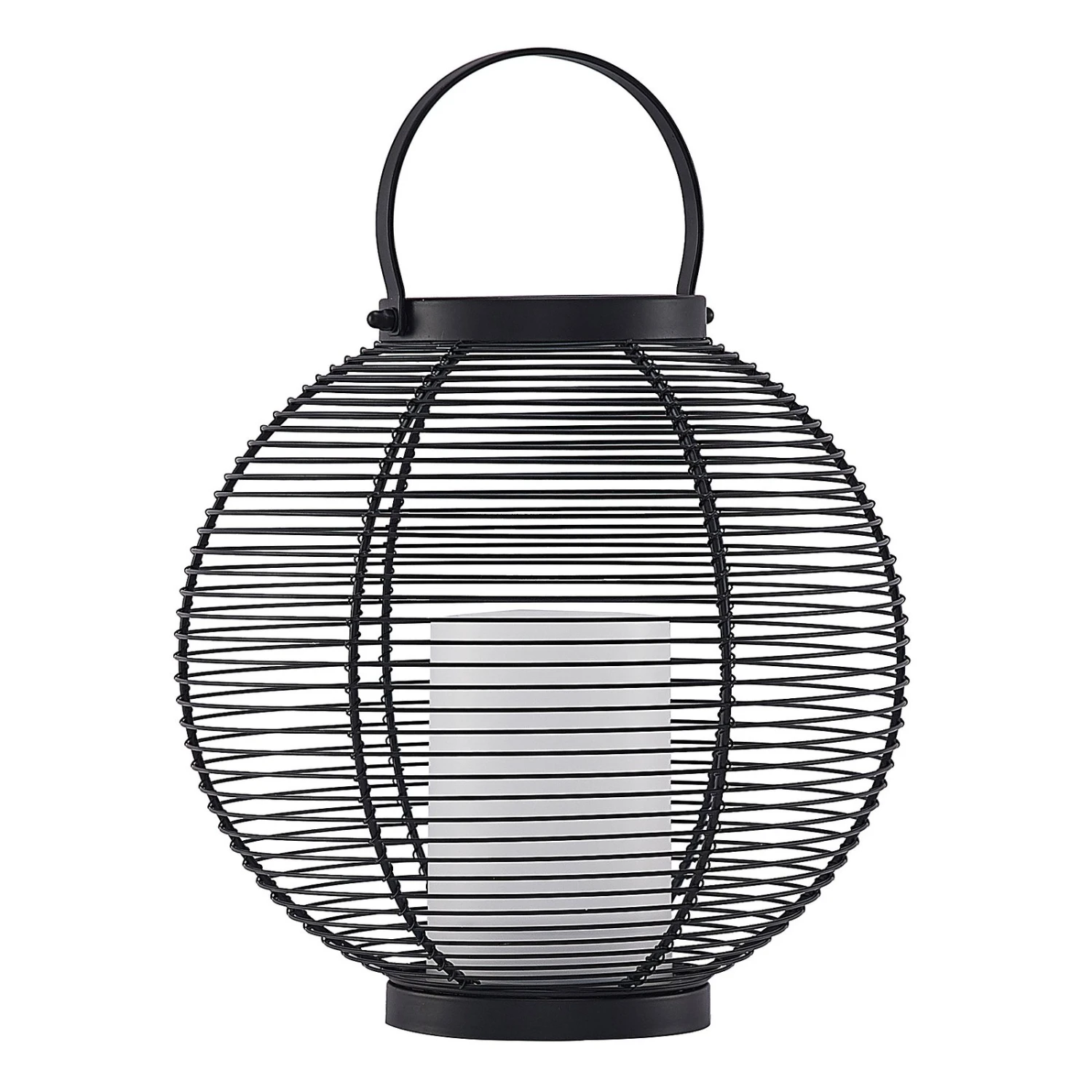 Lindby Mairuna LED-Solar-Laterne, Schwarz, 30,8 Cm 3 Lindby Mairuna LED-Solar-Laterne, Schwarz, 30,8 Cm – Bild 3