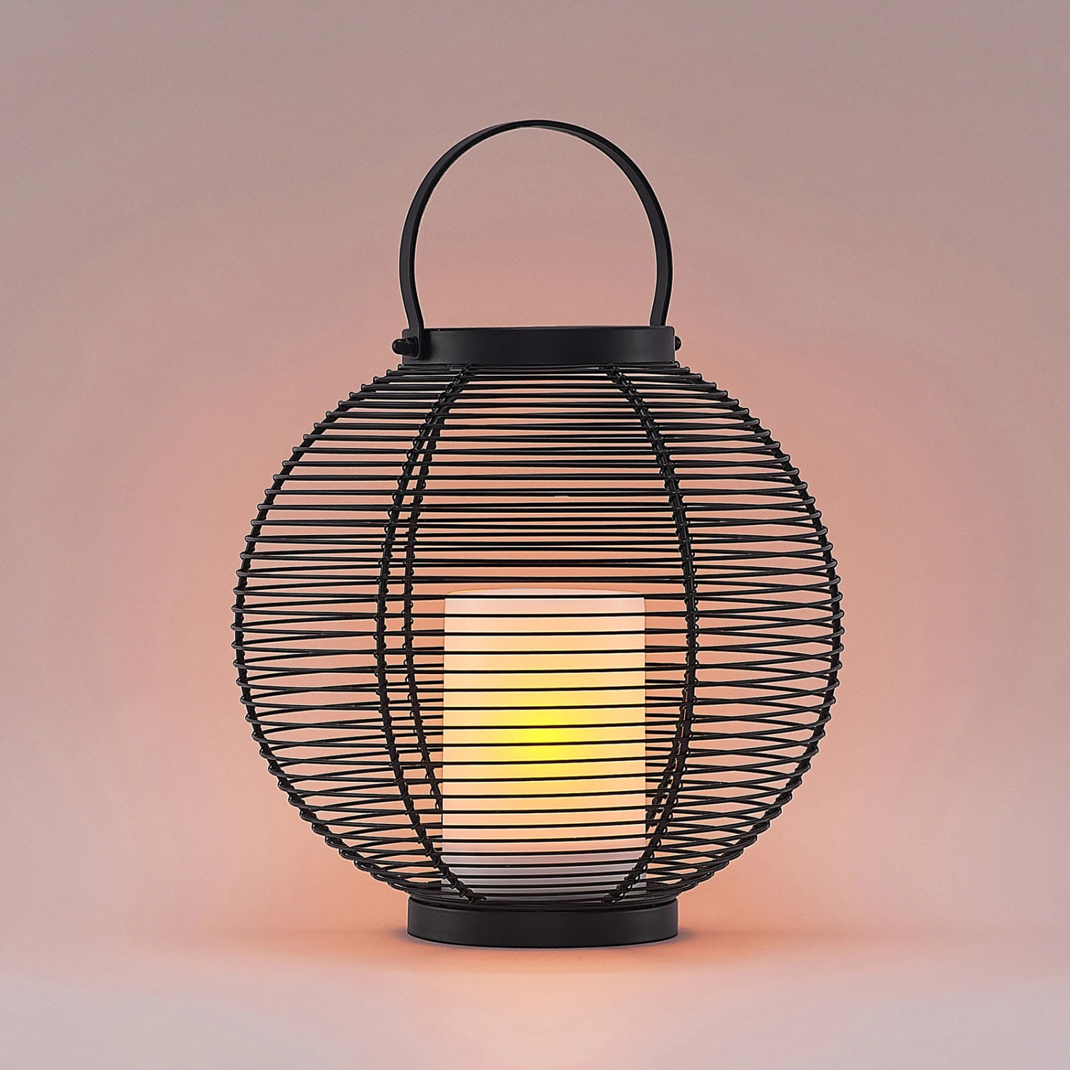 Lindby Mairuna LED-Solar-Laterne, Schwarz, 30,8 Cm 5 Lindby Mairuna LED-Solar-Laterne, Schwarz, 30,8 Cm – Bild 5