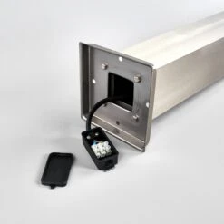 Eckige Pollerleuchte Lorian Aus Edelstahl -Modegeschäft Für Heimbeleuchtung 9972065 6